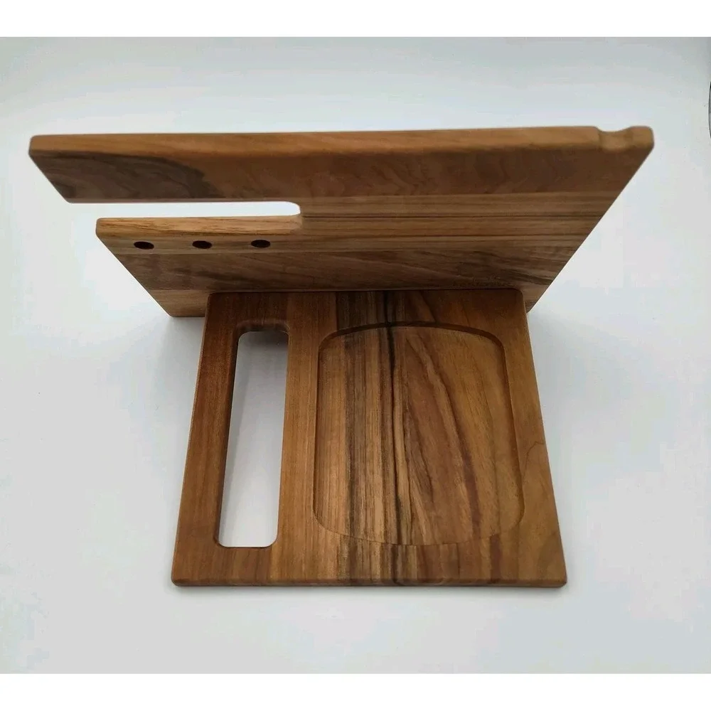 TESLYAR Wood Holder Organizer Phone Key Wallet Watch Glasses SEE B3.24AM2072